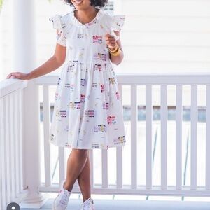 Tiny Tassel The Rainbow Row CHarleston Dress novelty size Small